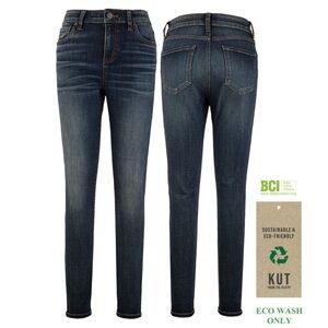 Kut From The Kloth Donna High Rise Fab Ab Ankle Skinny Size 8